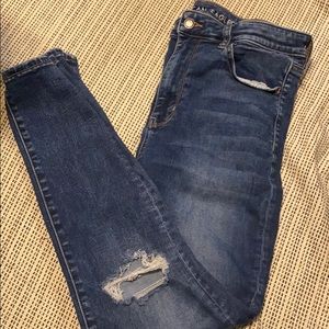 American Eagle Super Hi-Rise Jeggings size 12S